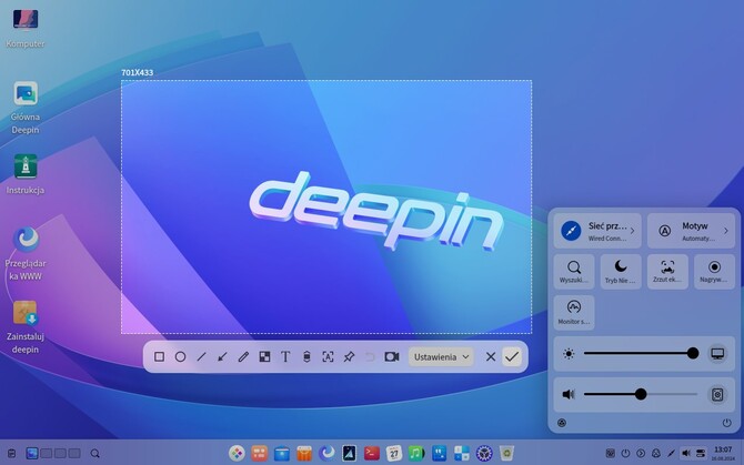 Deepin 23 - nowa wersja oryginalnej dystrybucji Linuksa debiutuje. Świetny wygląd, wsparcie dla AI i lepszy system aktualizacji [5]