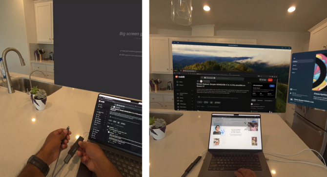 Meta Quest HDMI Link - gogle VR od Mety mogą już wyświetlać obraz ze smartfonów, konsol i innych urządzeń [3]