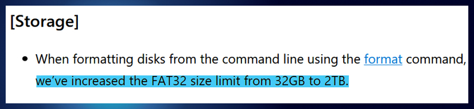 Windows 11 pozwoli na stworzenie większych partycji w formacie FAT32. Microsoft wprowadza zmiany po... kilku dekadach [2]