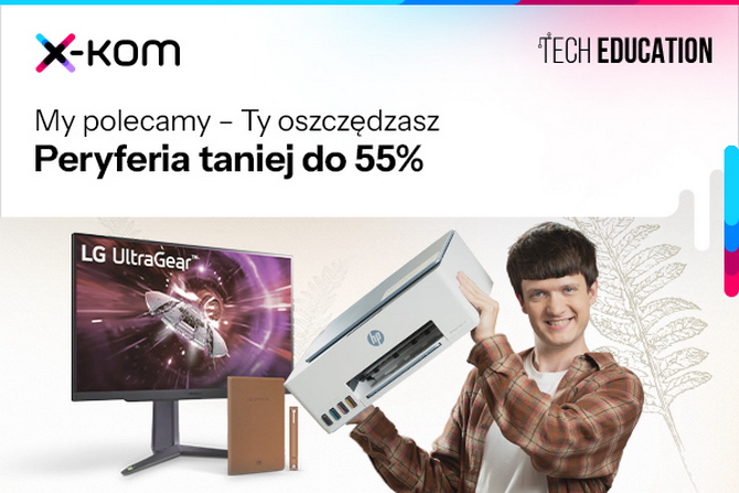 Tańsze karty graficzne NVIDIA GeForce RTX, monitory i laptopy dla graczy. X-kom przecenia też drukarki, klawiatury i inne peryferia [nc1]