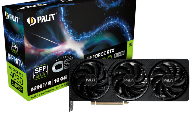 Palit i Gainward zaprezentowały karty GeForce RTX 4000 SUPER w formacie SFF. Na graczy czekają modele Infinity 3 i Python III [4]