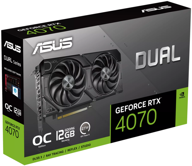 ASUS Dual GeForce RTX 4070 EVO GDDR6 - kolejny producent dodaje do swojej oferty układ z wolniejszymi pamięciami VRAM [4]