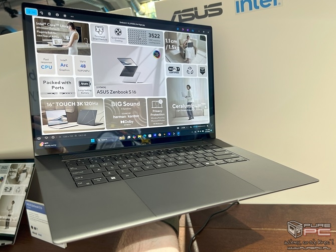 ASUS Zenbook S 14 oraz Zenbook S 16 - ultrabooki z procesorami Intel Core Ultra 200V z rodziny Lunar Lake [nc1]