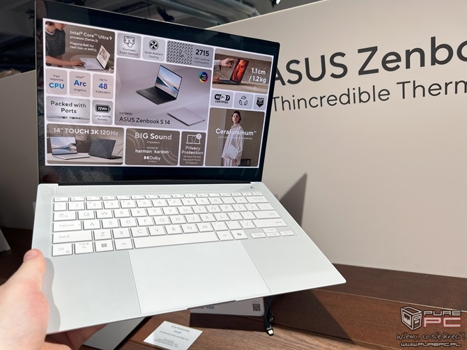 ASUS Zenbook S 14 oraz Zenbook S 16 - ultrabooki z procesorami Intel Core Ultra 200V z rodziny Lunar Lake [nc1]