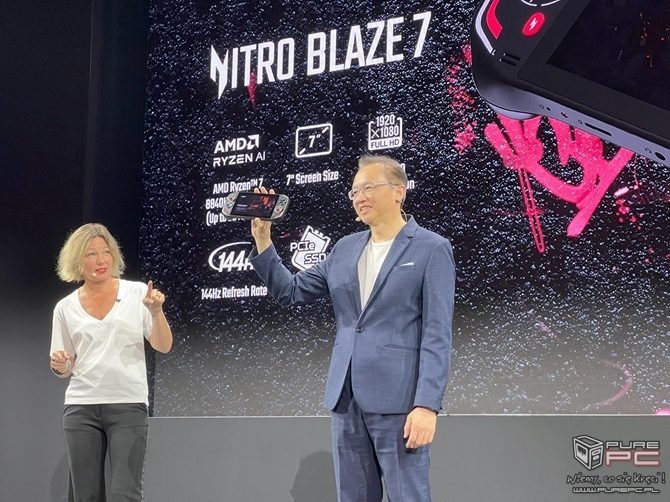 Acer Nitro Blaze 7 - przenośna konsola do gier z AMD Ryzen 7 8840HS, jako konkurencja dla ASUS ROG Ally i Lenovo Legion Go [nc1]