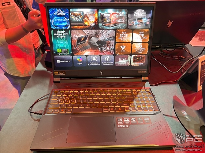 Acer Predator Project DualPlay, Nitro V 14 oraz Nitro V 16 - nowe laptopy do gier, w tym jeden z odczepianym kontrolerem [nc1]