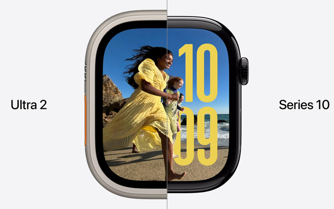 Apple Watch 10 - premiera smukłych smartwatchy, które otrzymały nowe zakrzywione ekrany OLED i tytanowe wersje [6]