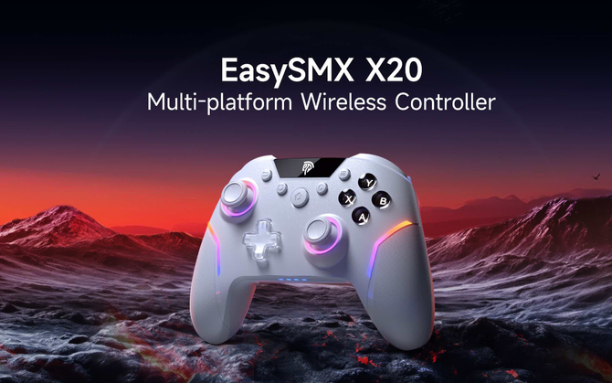 EasySMX X20 - kontroler do gier, który jest kompatybilny z PC, smartfonami i Nintendo Switch. Dobra cena i możliwości [1]