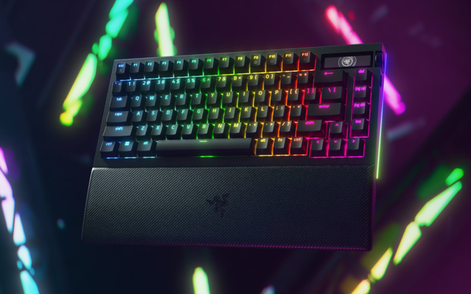 Razer BlackWidow V4 Pro 75% - mniejsza wersja klawiatury mechanicznej dla graczy z ekranem OLED i Hot Swap [1]