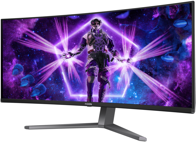 AGON PRO AG346UCD - monitor z zakrzywioną matrycą QD-OLED. Wysokie odświeżanie, obsługa Adaptive-Sync i podświetlenie RGB [1]